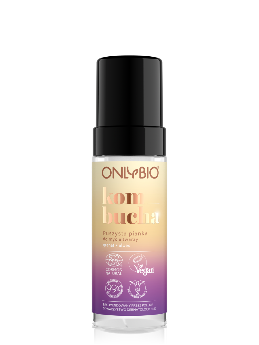 ONLYBIO Kombucha Puszysta pianka do mycia twarzy 150 ml