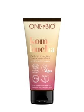 ONLYBIO Kombucha Pasta peelingująca przeciw zaskórnikom 75ml
