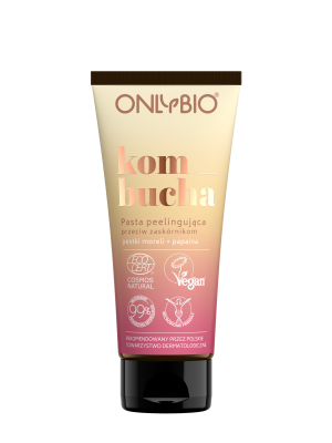 ONLYBIO Kombucha Pasta peelingująca przeciw zaskórnikom 75ml