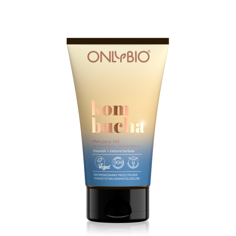 ONLYBIO KOMBUCHA Matujący żel do demakijażu i mycia twarzy 150ml