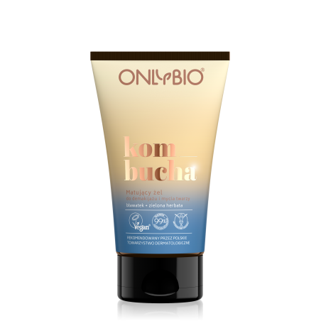 ONLYBIO KOMBUCHA Matujący żel do demakijażu i mycia twarzy 150ml