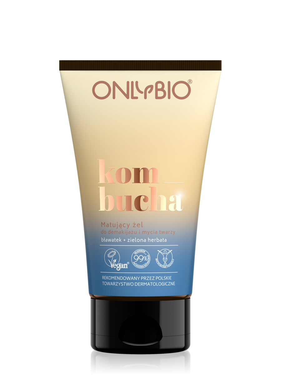 ONLYBIO KOMBUCHA Matujący żel do demakijażu i mycia twarzy 150ml