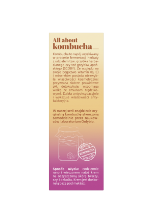 ONLYBIO Kombucha Lekki krem do twarzy nawilżająco-matujący 50 ml