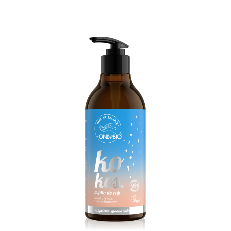 Hand in Balance by ONLYBIO Mydło do rąk kokos 400ml