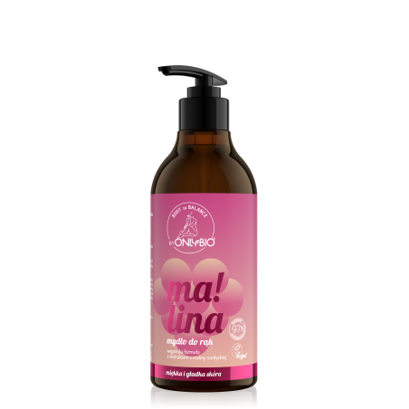 Body in Balance by ONLYBIO Mydło do rąk Malina 400 ml