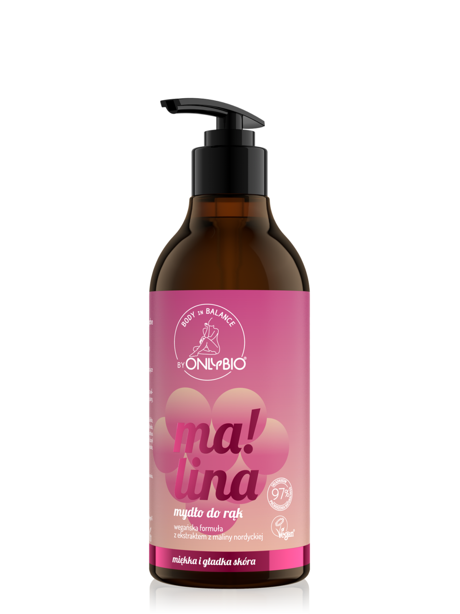 Body in Balance by ONLYBIO Mydło do rąk Malina 400 ml