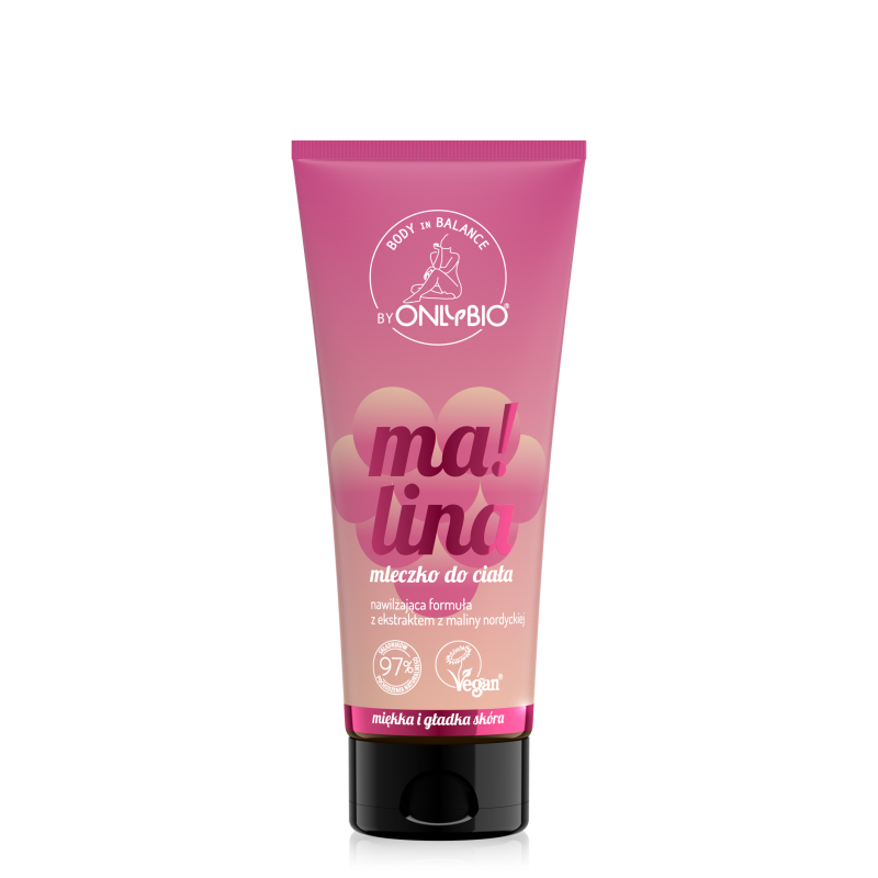 Body in Balance by ONLYBIO Mleczko do ciała Malina 200 ml