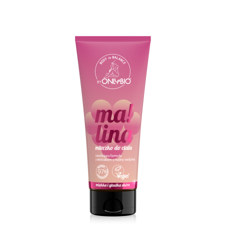 Body in Balance by ONLYBIO Mleczko do ciała Malina 200 ml