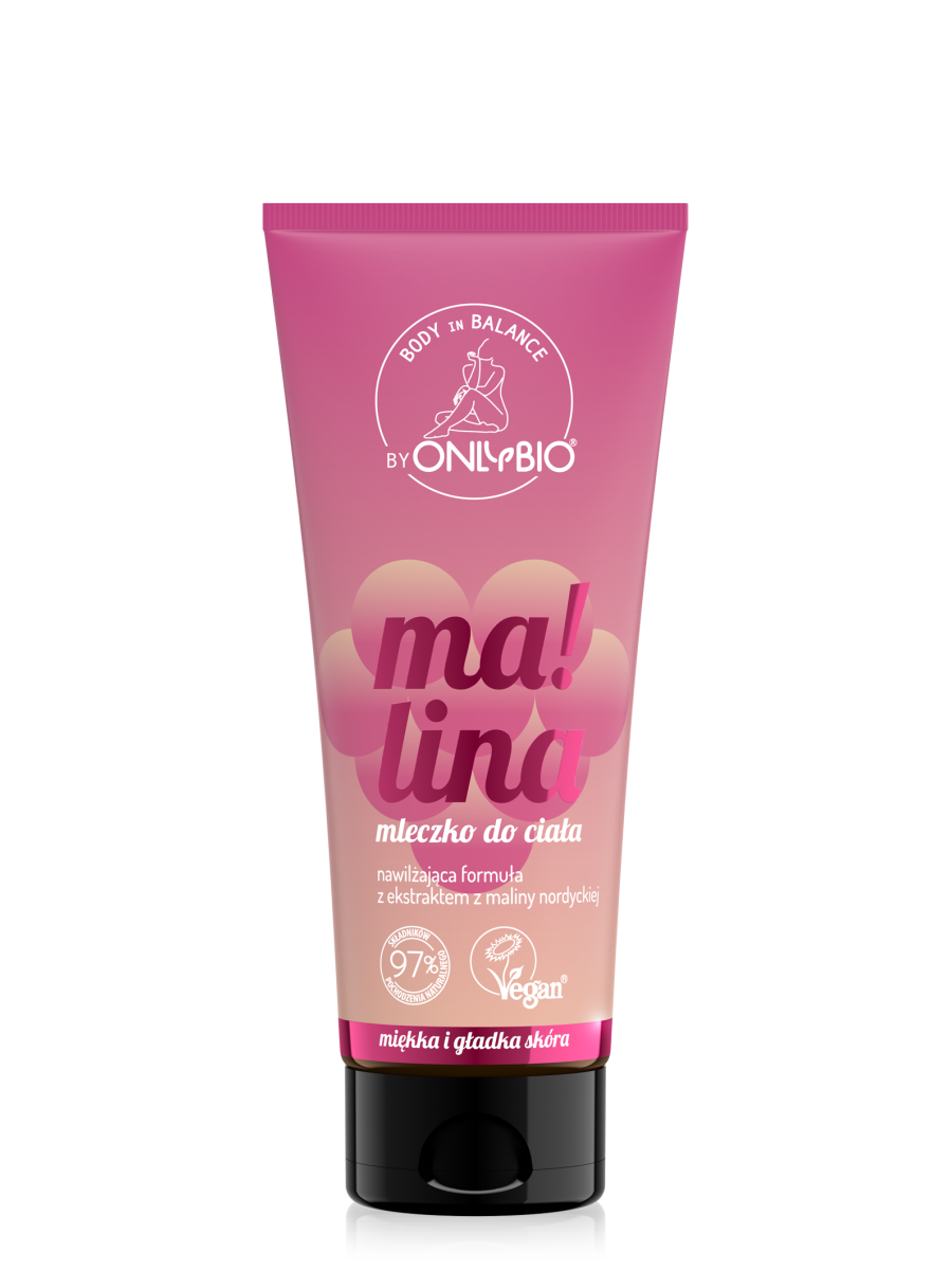 Body in Balance by ONLYBIO Mleczko do ciała Malina 200 ml