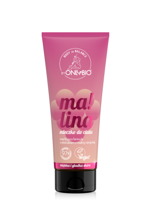 Body in Balance by ONLYBIO Mleczko do ciała Malina 200 ml