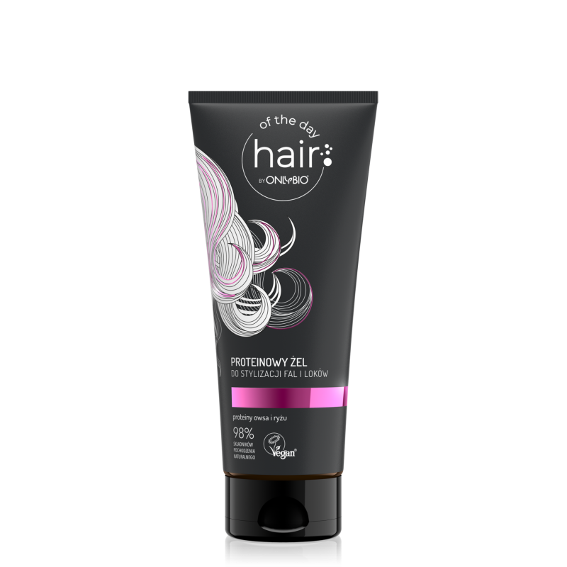 Hair of the day by ONLYBIO Proteinowy żel do stylizacji fal i loków 200ml