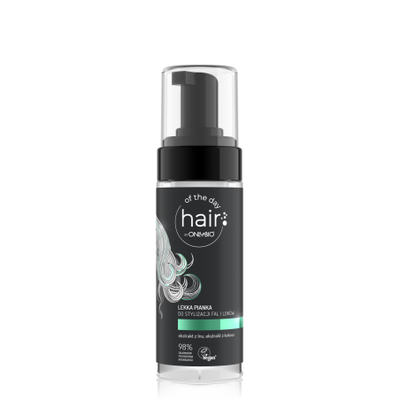 Hair of the day by ONLYBIO Lekka pianka do stylizacji fal i loków 150ml