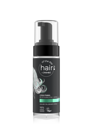 Hair of the day by ONLYBIO Lekka pianka do stylizacji fal i loków 150ml