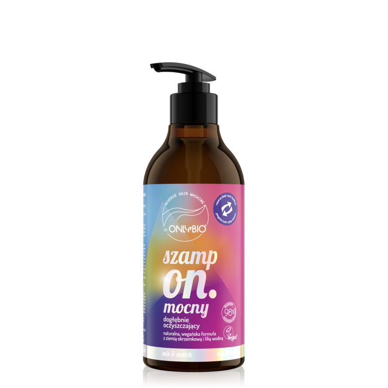 Reverse Washing By ONLYBIO Szampon mocny dogłębnie oczyszczający 400 ml