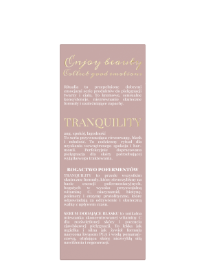 ONLYBIO Ritualia TRANQUILITY Serum do twarzy dodające blasku 30 ml
