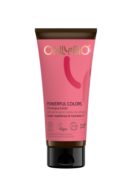 ONLYBIO Powerful Colors Chroniąca kolor odbudowująca maska do włosów TUBA 200 ml