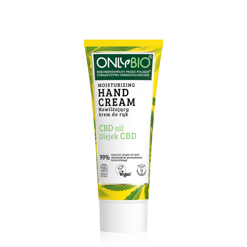 ONLYBIO Nawilżający krem do rąk CBD Oil TUBA 75 ml