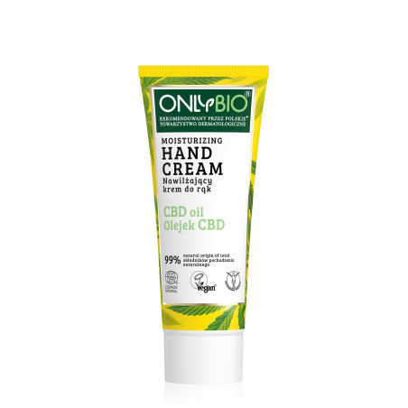 ONLYBIO Nawilżający krem do rąk CBD Oil TUBA 75 ml