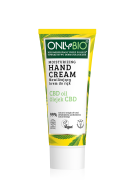 ONLYBIO Nawilżający krem do rąk CBD Oil TUBA 75 ml