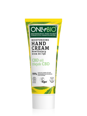 ONLYBIO Nawilżający krem do rąk CBD Oil TUBA 75 ml