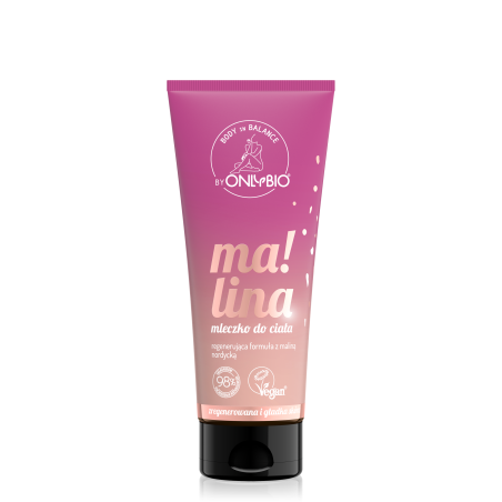 Body in Balance by ONLYBIO Mleczko do ciała malinowe 200ml