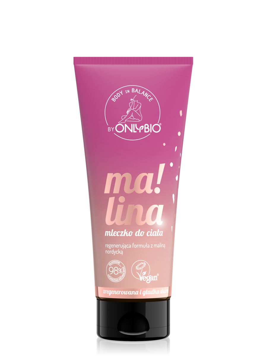 Body in Balance by ONLYBIO Mleczko do ciała malinowe 200ml