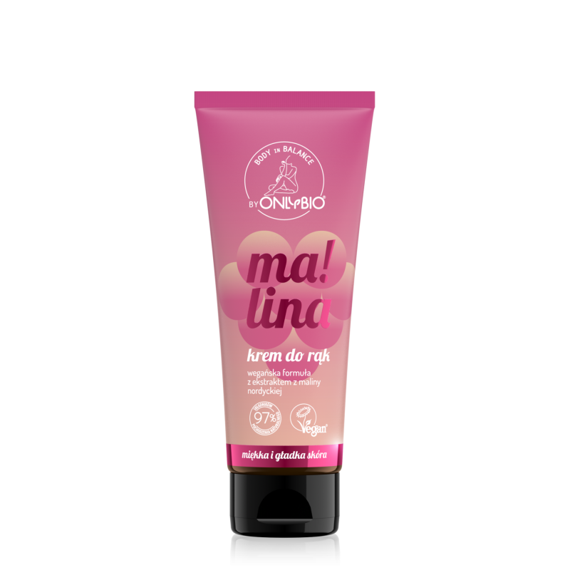 Body in balance by ONLYBIO Krem do rąk Malina 50 ml