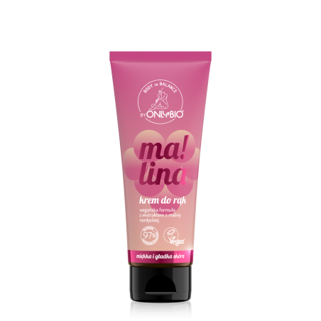 Body in balance by ONLYBIO Krem do rąk Malina 50 ml