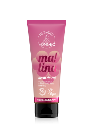 Body in balance by ONLYBIO Krem do rąk Malina 50 ml