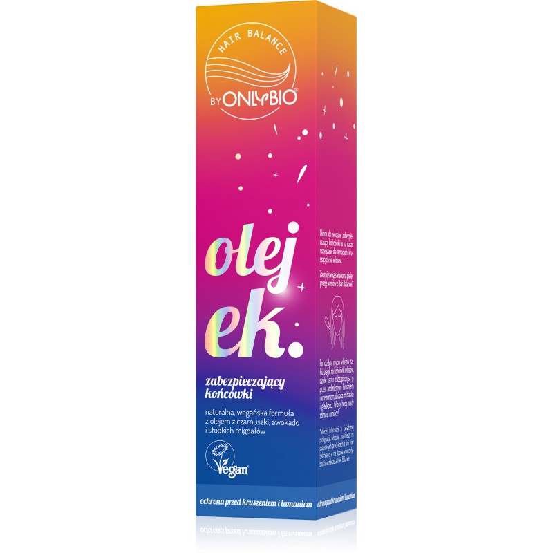 Hair in Balance by ONLYBIO olejek zabezpieczający końcówki 80ml
