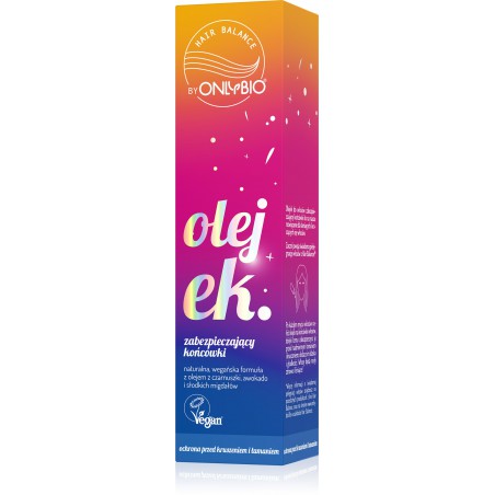 Hair in Balance by ONLYBIO olejek zabezpieczający końcówki 80ml