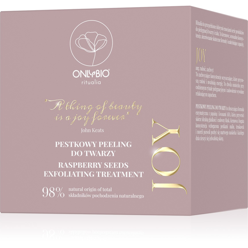 ONLYBIO Ritualia JOY Pestkowy peeling do twarzy 50 ml
