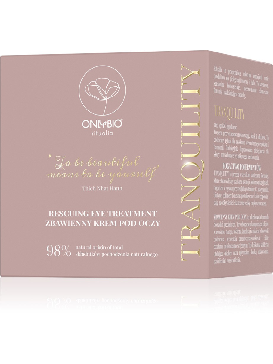ONLYBIO Ritualia TRANQUILITY Zbawienny krem pod oczy 15 ml
