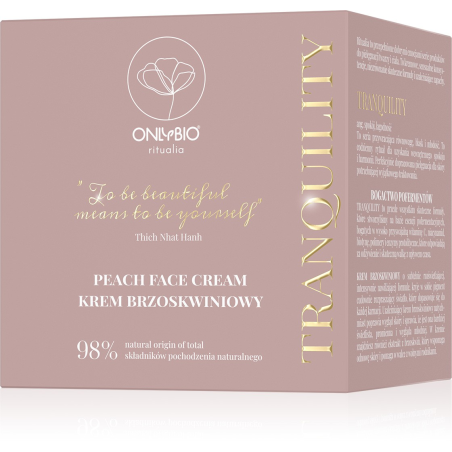 ONLYBIO Ritualia TRANQUILITY Krem do twarzy brzoskwiniowy 50 ml