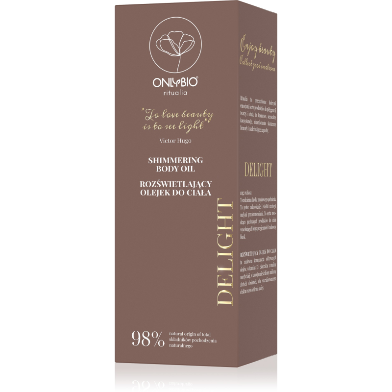 ONLYBIO Ritualia DELIGHT Rozświetlający olejek do ciała 150 ml
