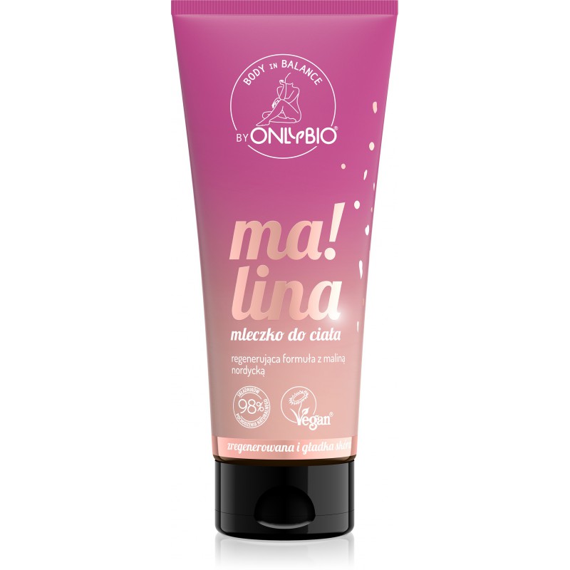 Body in Balance by ONLYBIO Mleczko do ciała malinowe 200ml