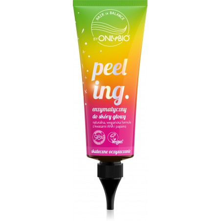 Hair in Balance by ONLYBIO Peeling enzymatyczny do skóry głowy 125 ml