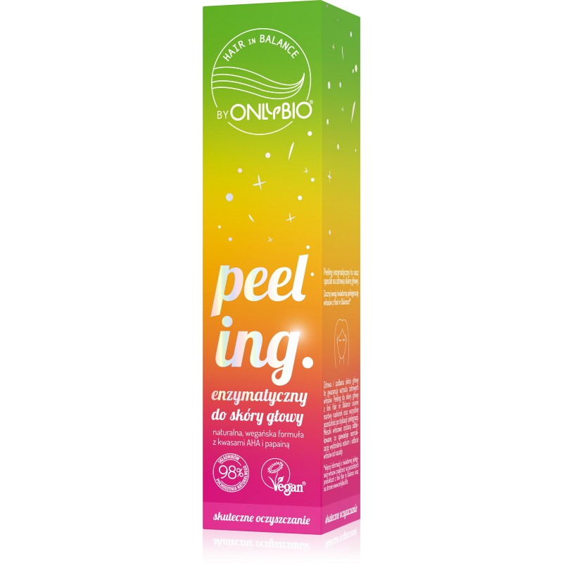 Hair in Balance by ONLYBIO Peeling enzymatyczny do skóry głowy 125 ml