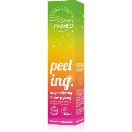 Hair in Balance by ONLYBIO Peeling enzymatyczny do skóry głowy 125 ml