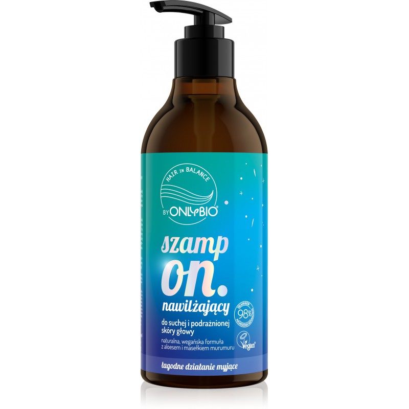 Hair in Balance by ONLYBIO szampon nawilżający 400 ml