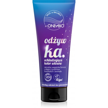 Hair in Balance by ONLYBIO Odżywka ochładzająca kolor włosów 200ml