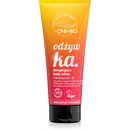 Hair in Balance by ONLYBIO Odżywka domykajaca łuskę włosa 200ml