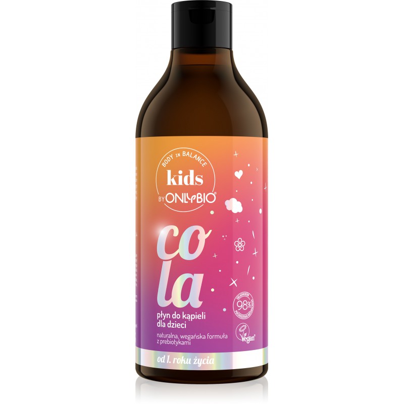 Body in Balance Kids by ONLYBIO Płyn do kąpieli dla dzieci cola 500ml
