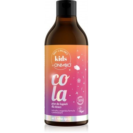Body in Balance Kids by ONLYBIO Płyn do kąpieli dla dzieci cola 500ml