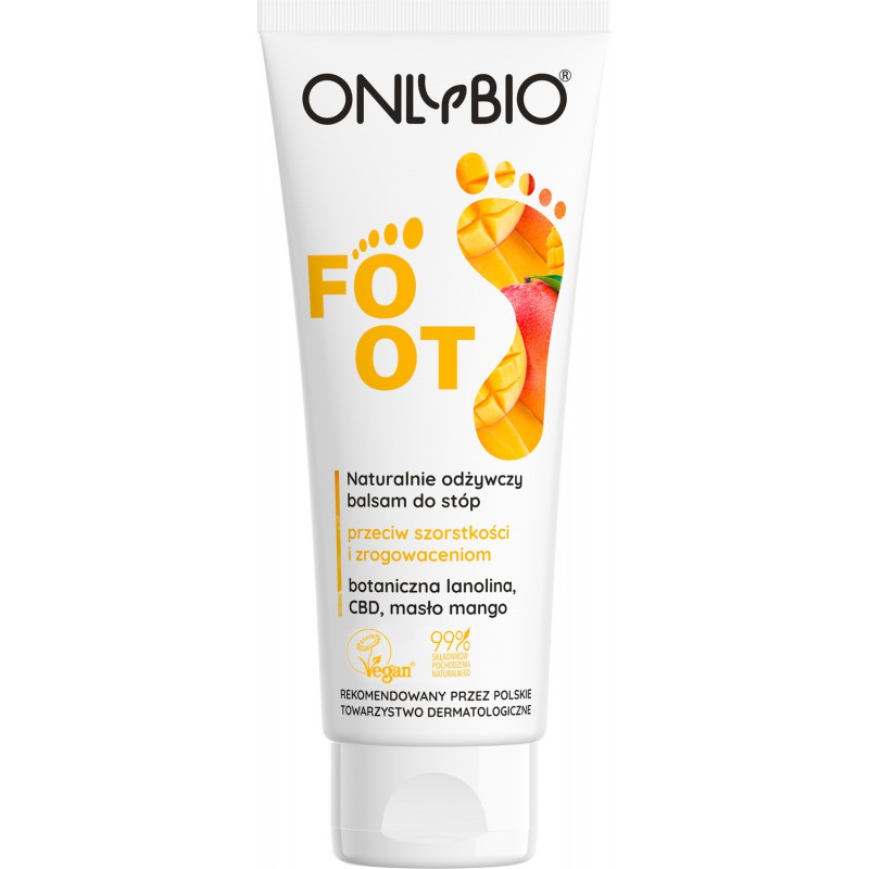 ONLYBIO Foot Naturalnie odżywczy balsam do stóp 75ml