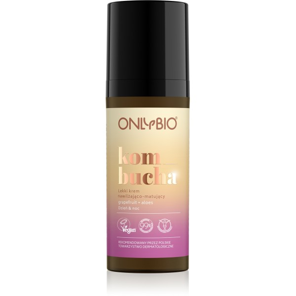 ONLYBIO Kombucha Lekki krem do twarzy nawilżająco-matujący 50 ml