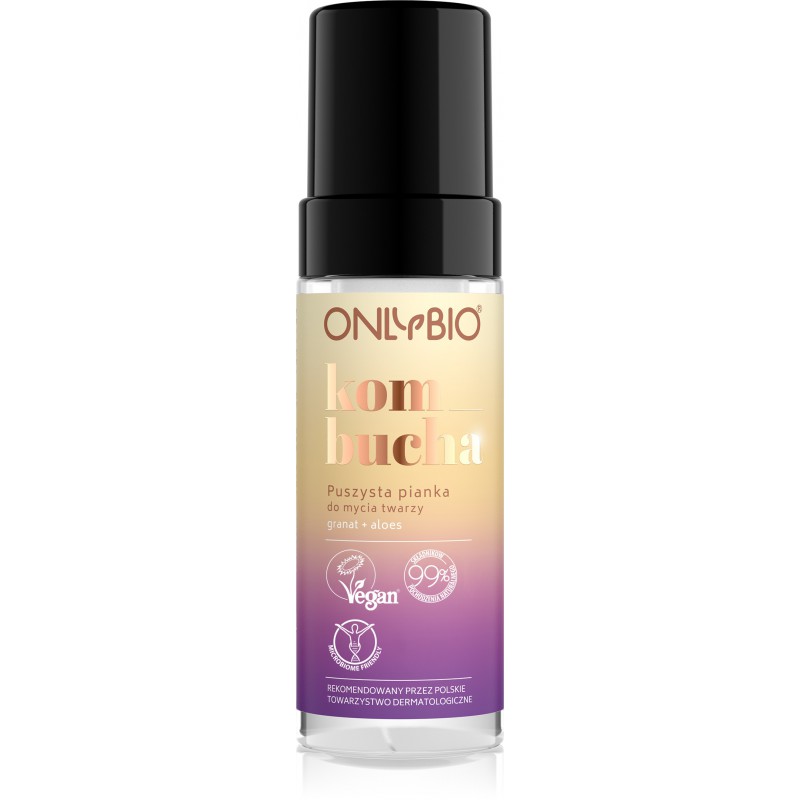 ONLYBIO Kombucha Puszysta pianka do mycia twarzy 150 ml