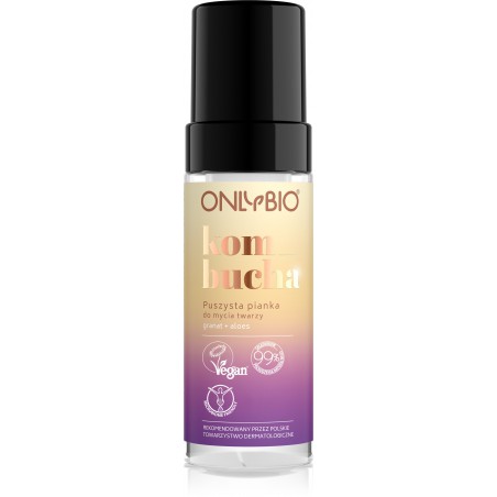 ONLYBIO Kombucha Puszysta pianka do mycia twarzy 150 ml