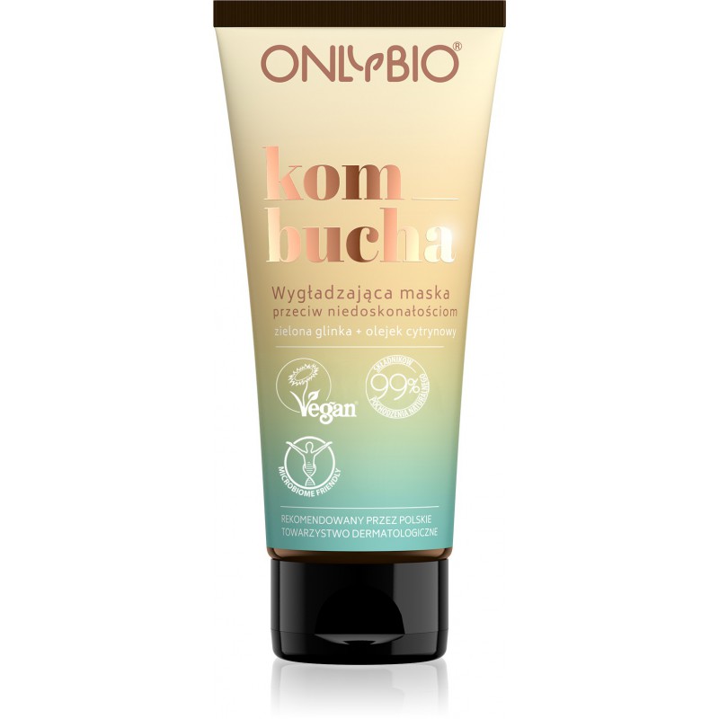 ONLYBIO Kombucha Wygładzająca maska do twarzy przeciw niedoskonałościom 50 ml