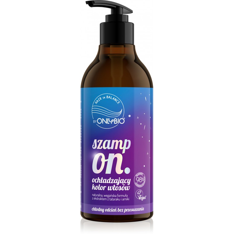 Hair in Balance by ONLYBIO Szampon ochładzający kolor włosów 400ml